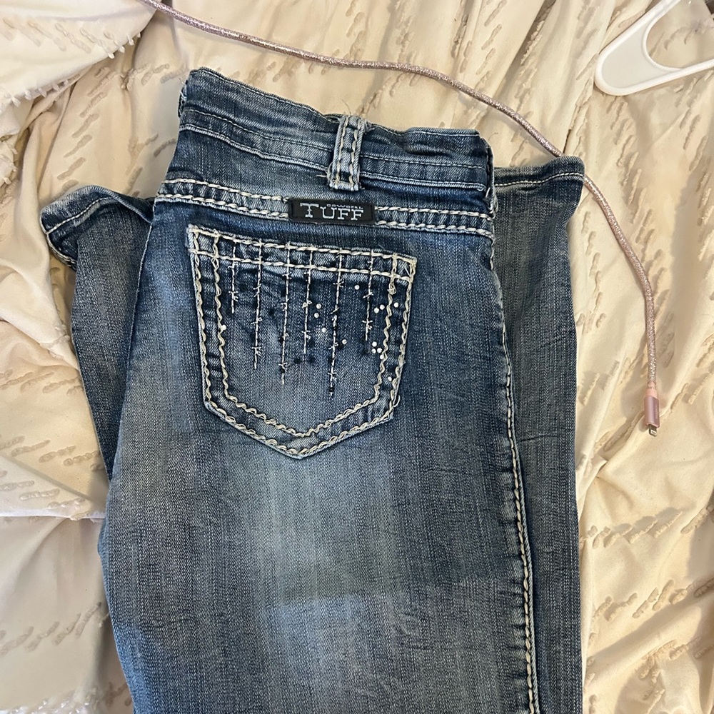 Cowgirl Tuff Women's Blue Boot Cut Jeans